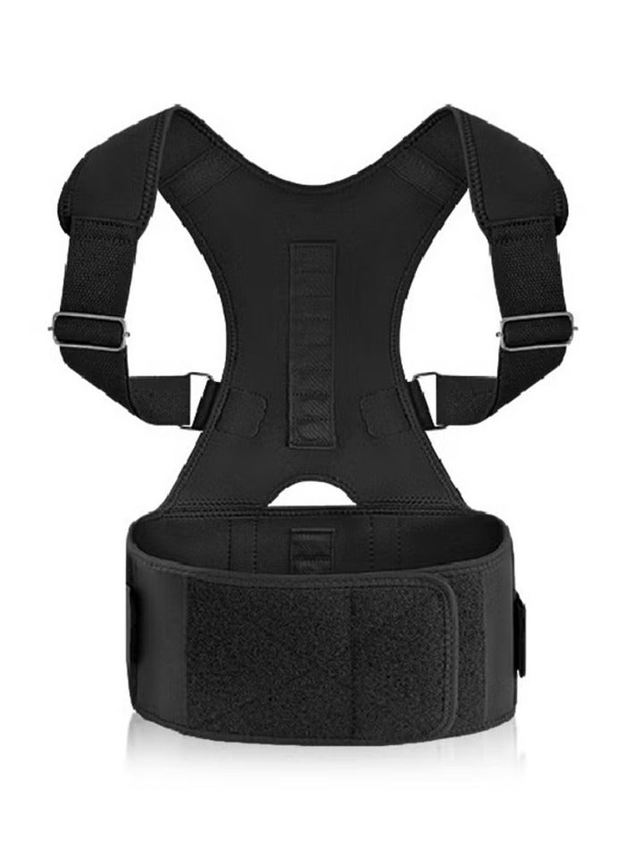Brace Shoulder Spine Back Support Magnetic Therapy Posture Corrector Belt - Image 2