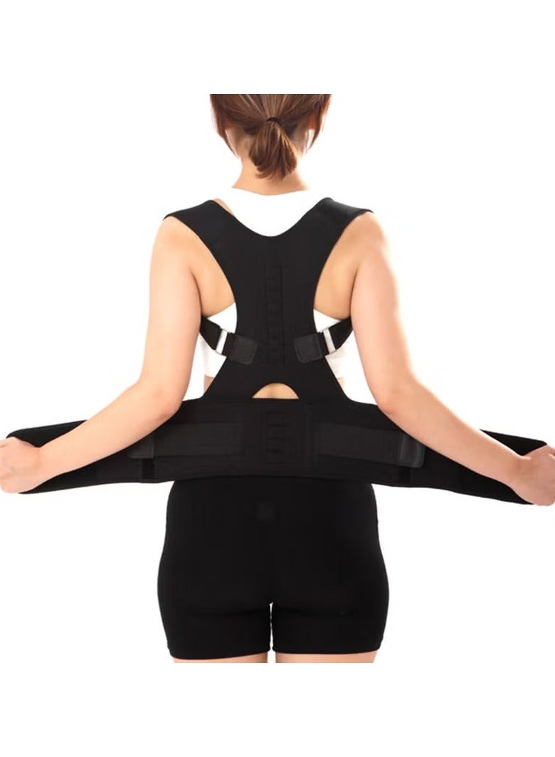 Brace Shoulder Spine Back Support Magnetic Therapy Posture Corrector Belt - Image 4