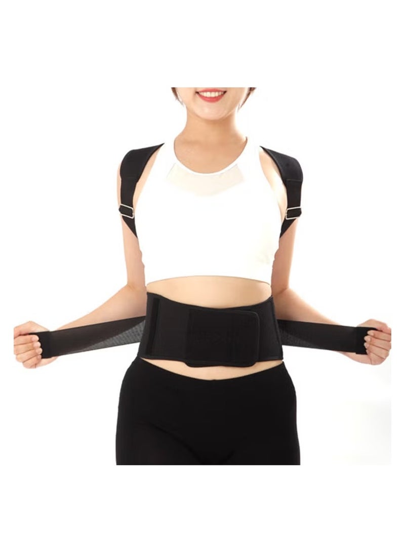 Brace Shoulder Spine Back Support Magnetic Therapy Posture Corrector Belt - Image 3