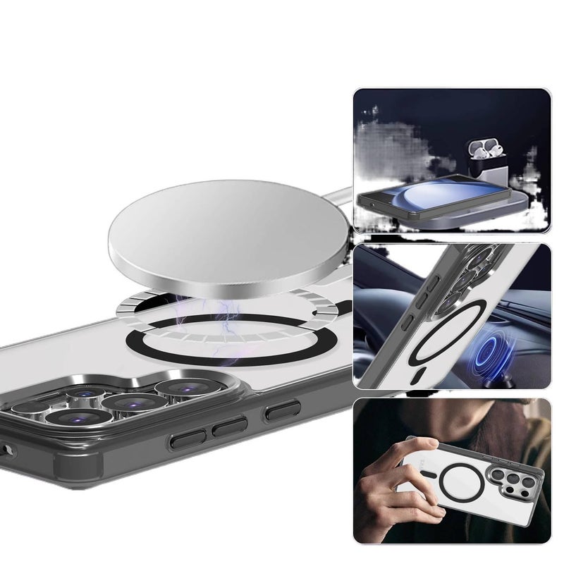 MagSafe Case | Gray | Shockproof Cover for Samsung S25 Ultra / Samsung S25 | Shockproof | Drop Protection - Image 3