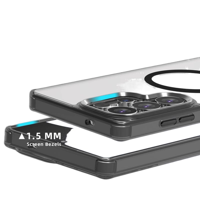 MagSafe Case | Gray | Shockproof Cover for Samsung S25 Ultra / Samsung S25 | Shockproof | Drop Protection - Image 4