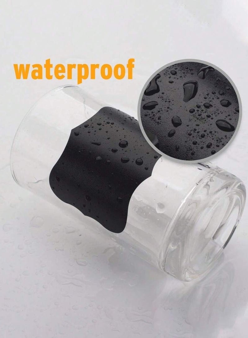 2-Roll 120pcs Chalkboard Sticker Labels with 1 White Pen – Reusable Waterproof Label Tape for Storage Bins, Weddings, Crafts, Kitchen, Parties - Image 3