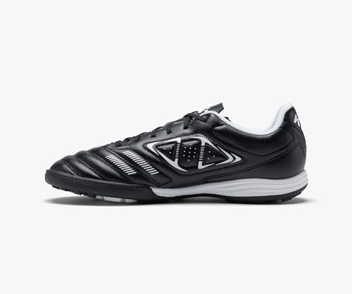 KELME Kids Indoor Soccer Shoes, Youth Futsal Turf Cleats, Boys Girls Football Baseball Softball Sneaker, Black, Size 2 Little Kid - Image 4