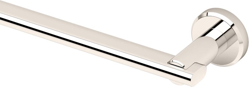 Gatco 5471 Locke Towel Bar 18 L Polished NickelWall Mounted Single Towel Holder for Bathroom - Image 1