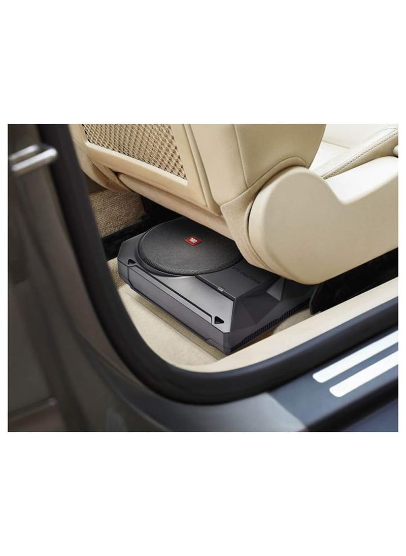 JBL - BassPro SL2 Active Underseat Car Subwoofer with built in amplifier - Under Seat 8'' Subwoofer Car with 125 Watt Power Amplifier - Image 1