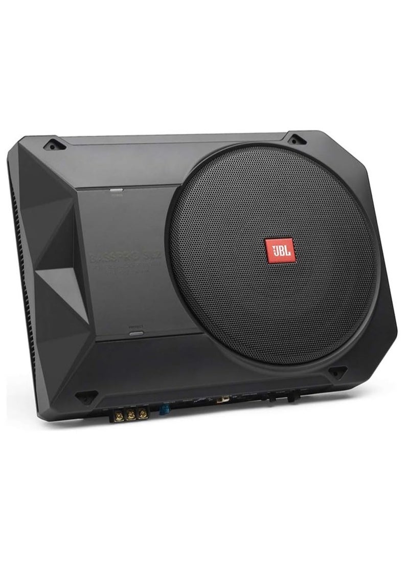 JBL - BassPro SL2 Active Underseat Car Subwoofer with built in amplifier - Under Seat 8'' Subwoofer Car with 125 Watt Power Amplifier - Image 1