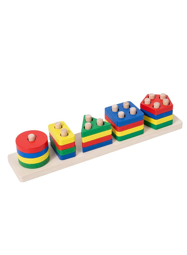 Unique Wooden Geometry Toys in Rectangular Shape: Challenge Your Mind  - Image 2