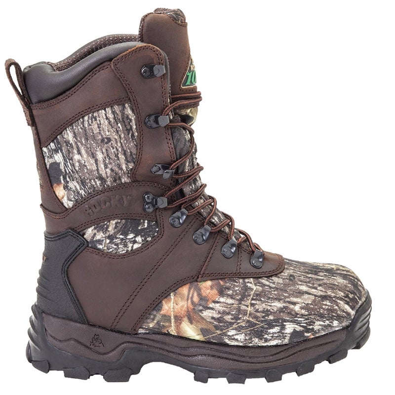 ROCKY Sport Utility 1000G Insulated Waterproof Boot, Mossy Oak Break Up, Size 9.5(WI) - Image 1