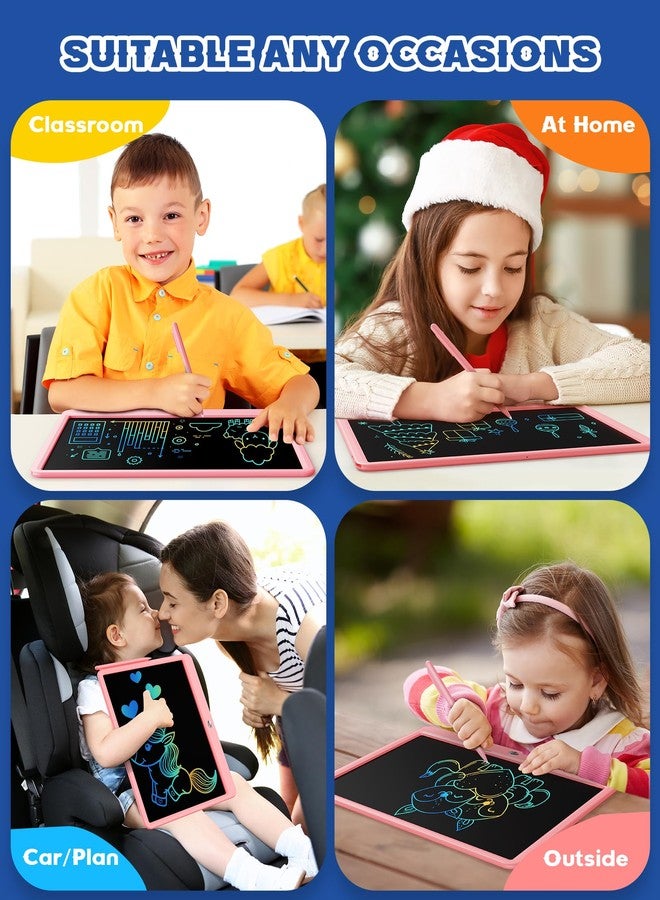 Bravokids 15 Inch LCD Doodle Board Tablet Toy-Pink - Image 5