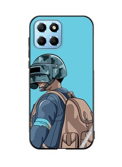 VR CREATIVE Protective Case Cover For Honor X8 5G Helmet And In Military Uniform Design Multicolour  - Image 1