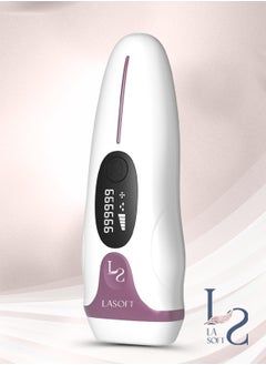 LASOFT IPL Home Hair Removal Device Without Pain 999999 Flash Pulses  5 Strength Degrees Suitable For Sensitive Areas And All Body Areas For Men And Women  - Image 1