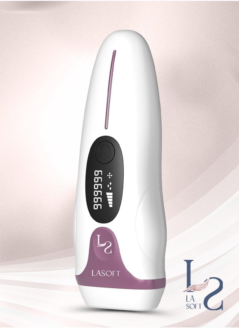 LASOFT IPL Home Hair Removal Device Without Pain 999999 Flash Pulses  5 Strength Degrees Suitable For Sensitive Areas And All Body Areas For Men And Women  - Image 1