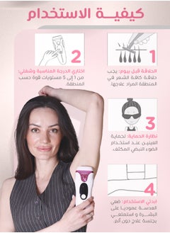 LASOFT IPL Home Hair Removal Device Without Pain 999999 Flash Pulses  5 Strength Degrees Suitable For Sensitive Areas And All Body Areas For Men And Women  - Image 5