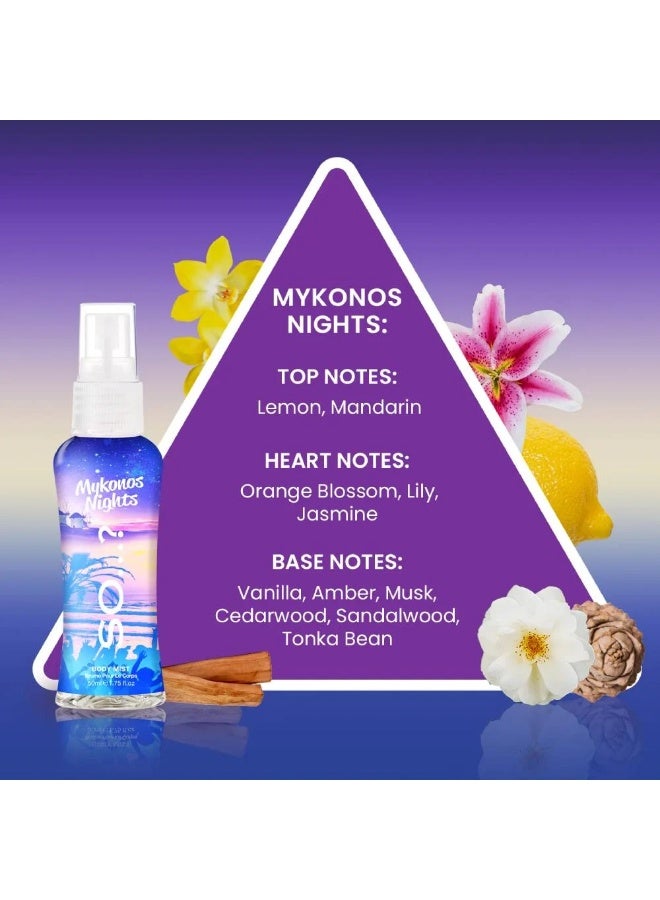 So..? Escapes Body Mist / Brume Pour Le Corps 4*50ml - Image 4