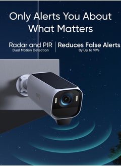 eufy eufy Security eufyCam S3 Pro 4-Cam Kit Solar Security Camera Outdoor Wireless with Solar Panel, Colour Night Vision, 4K, Forever Power 2.0, Face Recognition AI, Expandable Local Storage No Monthly Fee  - Image 4