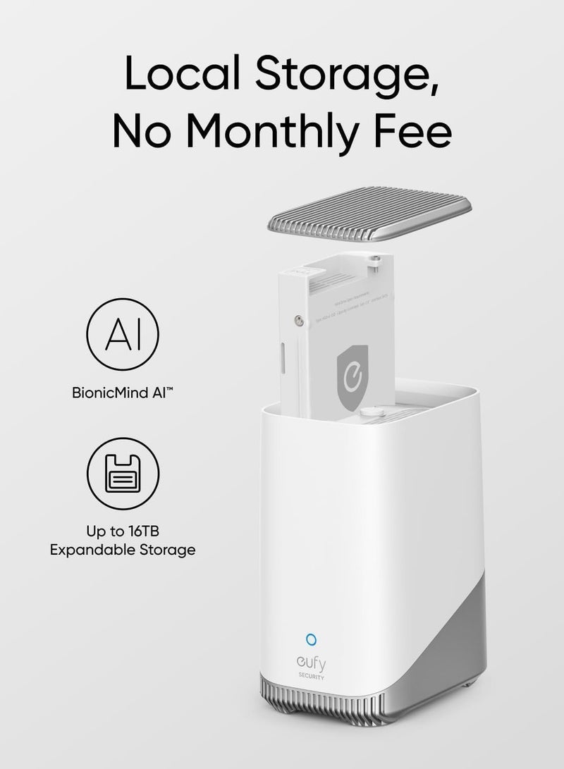 eufy Security eufyCam S3 Pro 4-Cam Kit Solar Security Camera Outdoor Wireless with Solar Panel, Colour Night Vision, 4K, Forever Power 2.0, Face Recognition AI, Expandable Local Storage No Monthly Fee - Image 3