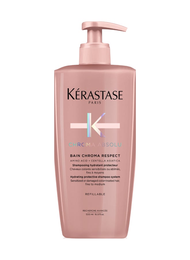 KERASTASE Chroma Absolu Bain Hydrating Protective Shampoo For Color-Treated Hair 500Ml  - Image 1