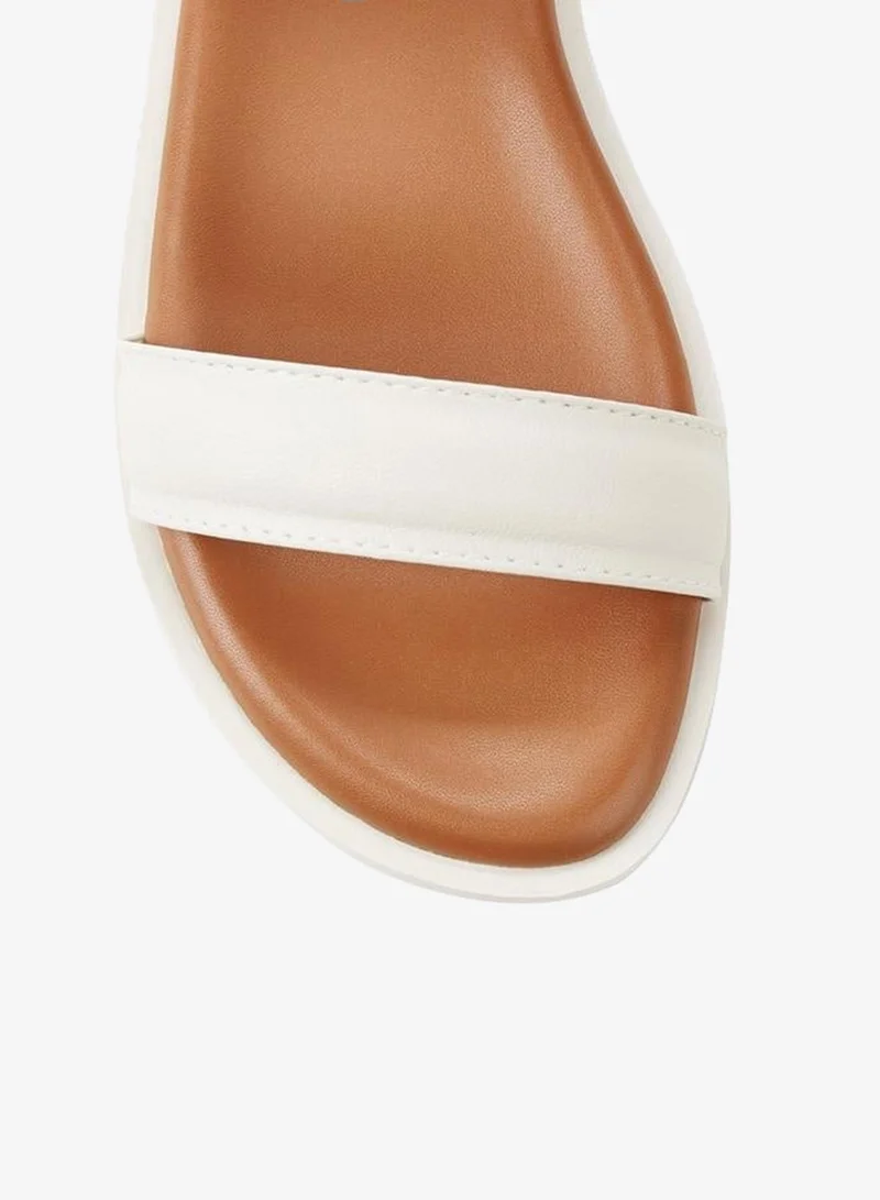 Le Confort BEIGE Women Slip-On Sandals for Women | Best Price UAE