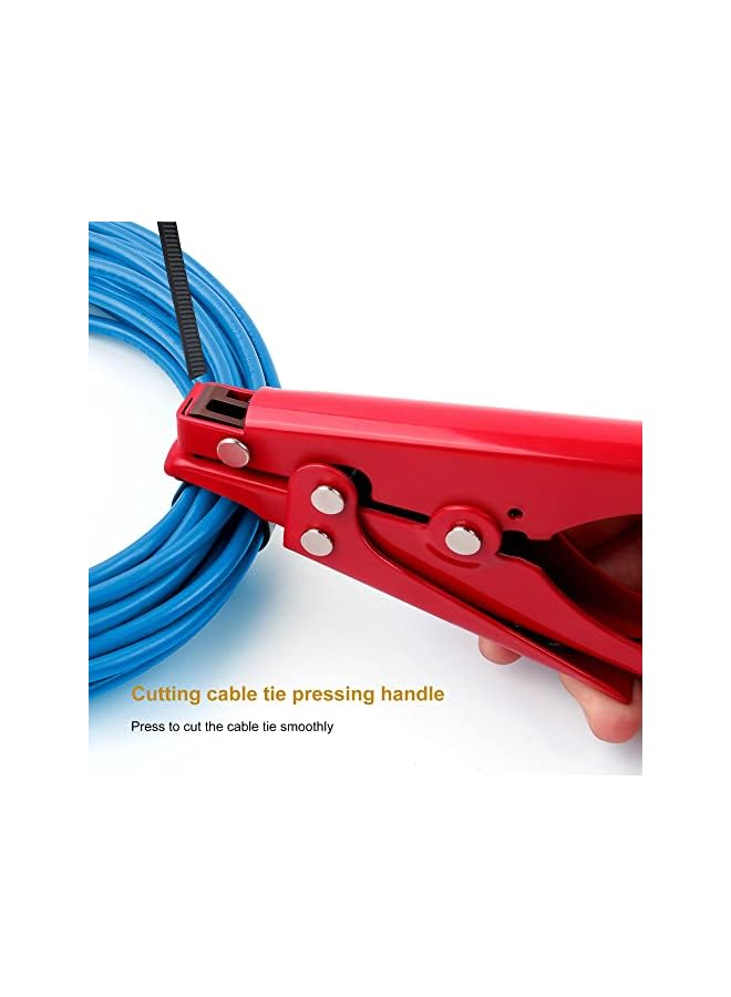 promass Professional Cable Tie Tool - Fast and Easy Tensioning and Cutting of Plastic Nylon Cable Ties up to 0.37 Inches - Durable Zip Tie Tool for Efficient Fastening - Image 5