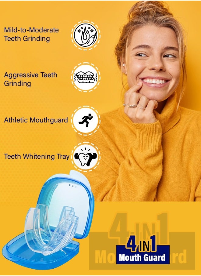 NIKITA.VIVI 4 In 1 Mouth Guard For Teeth Grinding Custom Moldable Night Time Protection Teeth Cover Comes In 2 Sizes  - Image 5