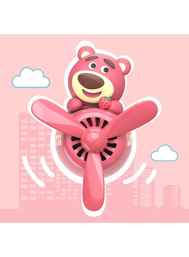 Car Air Fresheners Cute Cartoon Pilot Car Diffuser Outlet Fan Air Diffuser for Automotive Decoration - Image 1