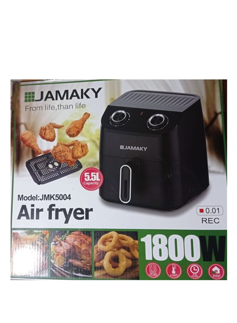JAMAKY Jamaky Air Fryer, 1800W, 5.5L, JMK5004  - Image 2