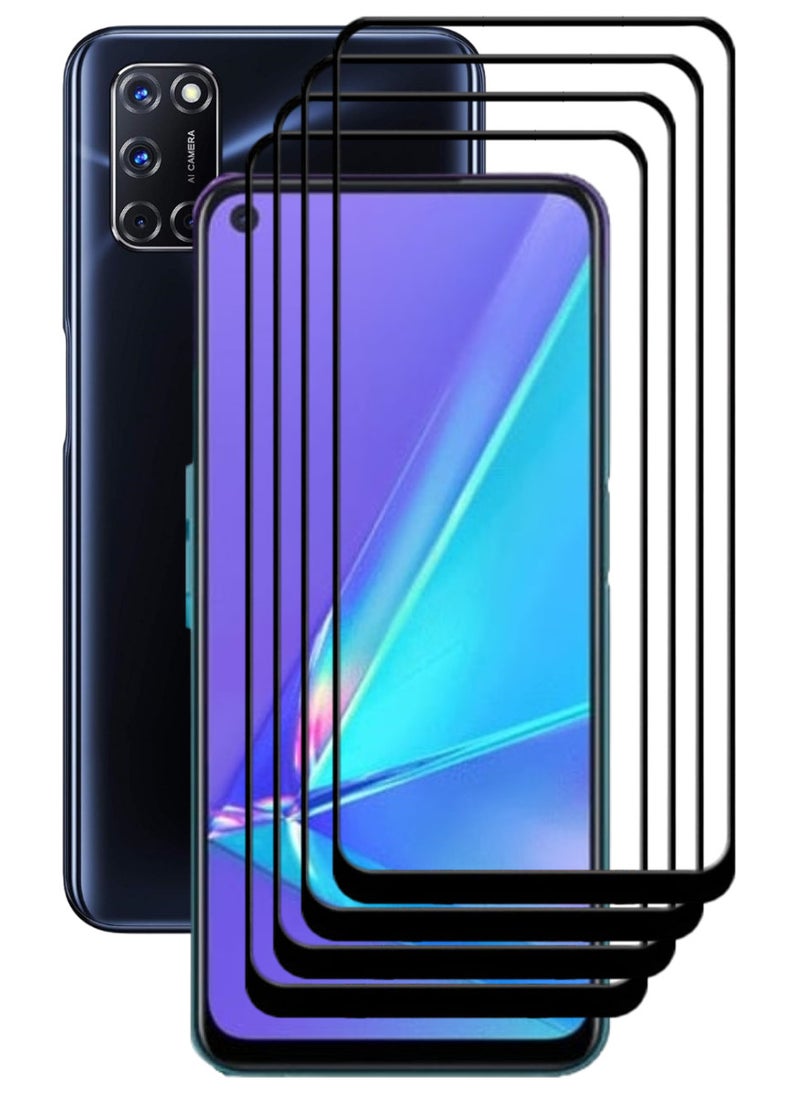 ACLIX 4 Pieces Antistatic ESD Dustproof Premium Quality High Definition Tempered Glass Screen Protector Designed For Oppo A92 - Image 1