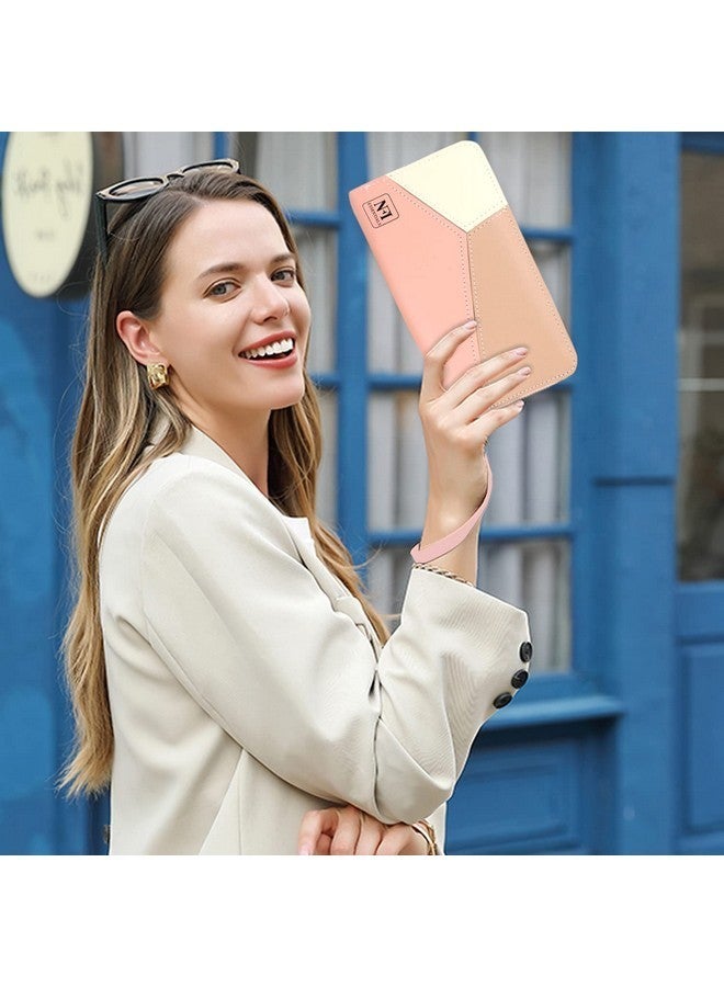 NFI essentials PU Women Zipper Wallet with Multi Pocket Card Holder, Long Clutch Coin Purse for Girls - Image 5