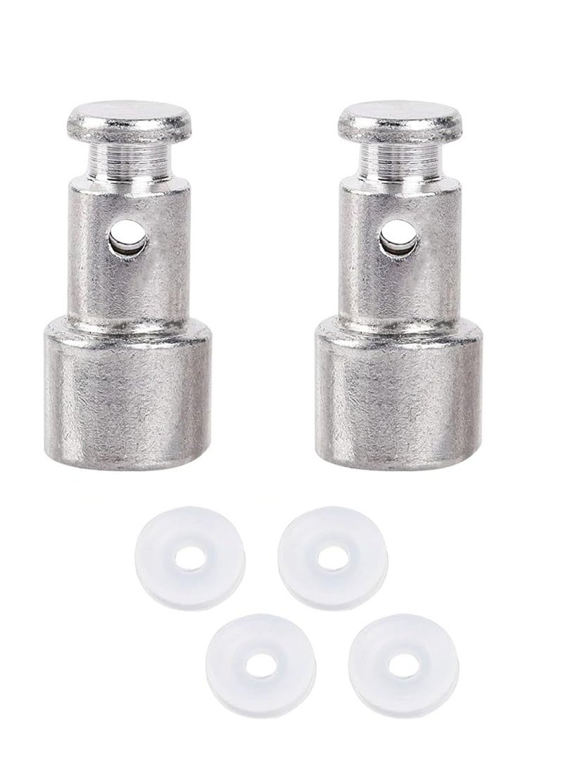 6 Piece Universal Float Valve Seal for Pressure Pot Replacement Parts,Silvery.  - Image 1
