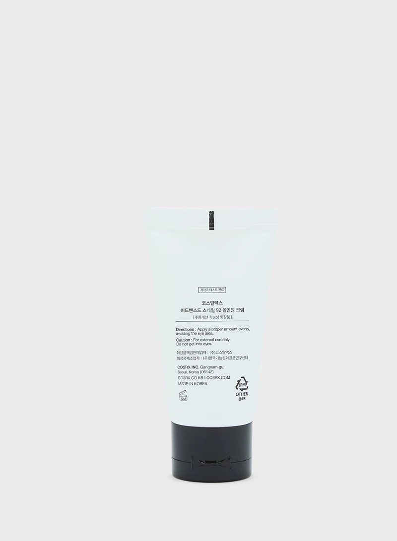 Cosrx Advanced Snail 92 All In One Cream_Tube_50 G