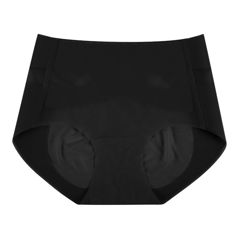 Ultra-Thin Lycra Cool Ice Silk Seamless Push-Up BraTemperament black (panties) Temperament black (panties)
