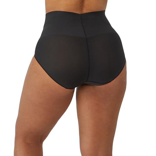 Maidenform womens Tame Your Tummy Shaping Lace With Cool Comfort Dm0051 Shapewear Briefs, Black, Large US - Image 3