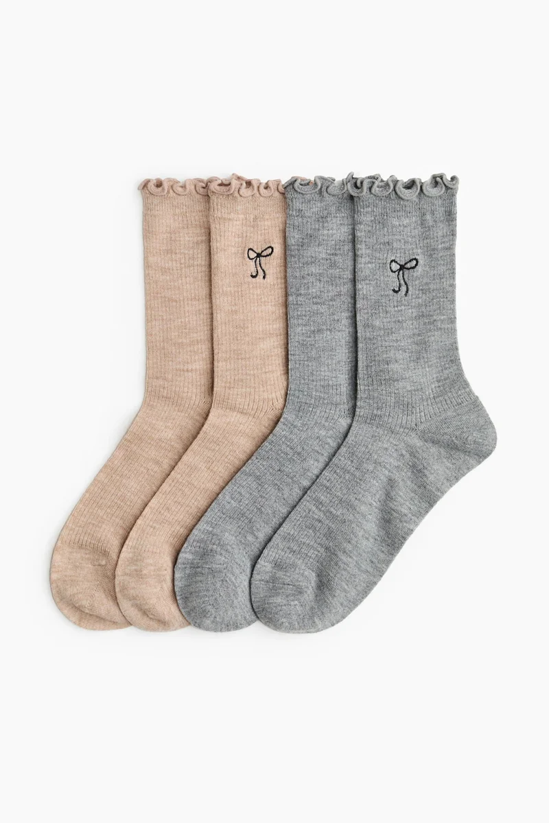H&M 2-pack wool-blend socks