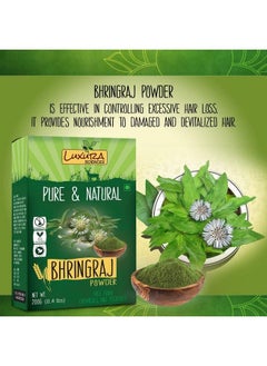 Luxura Sciences Natural Bhringraj Powder For Hair Growth And Conditioning 200 Grams (Eclipta Alba)  - Image 3