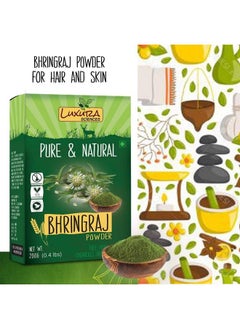 Luxura Sciences Natural Bhringraj Powder For Hair Growth And Conditioning 200 Grams (Eclipta Alba)  - Image 4