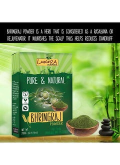 Luxura Sciences Natural Bhringraj Powder For Hair Growth And Conditioning 200 Grams (Eclipta Alba)  - Image 5