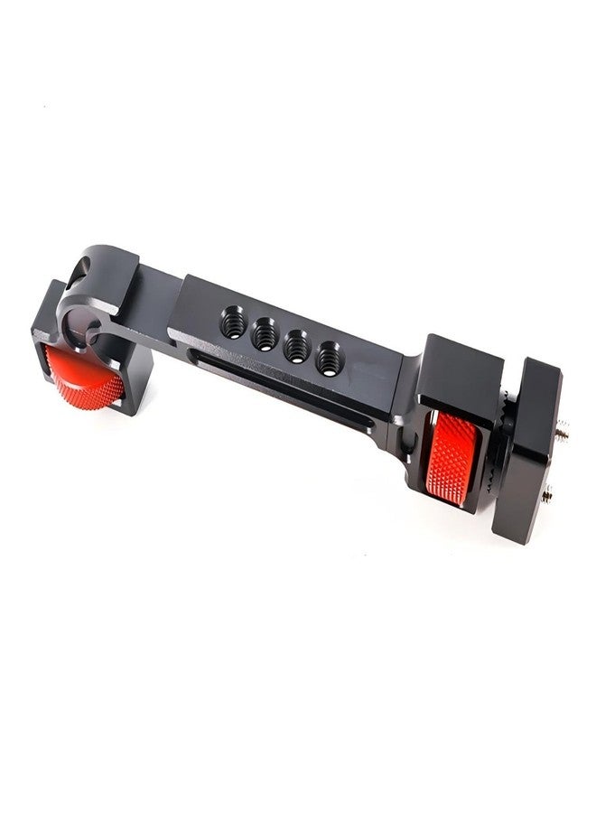 DIVJINGHAO Professional Monitor Extension Arm Compatible with DJI RS4 Pro RS3 RS2 RSC2 ZHIYUN Crane 2S Crane 3 3S WEEBILL-S MOZA Gimbals | 360° Adjustable Gear System (Black) - Image 1