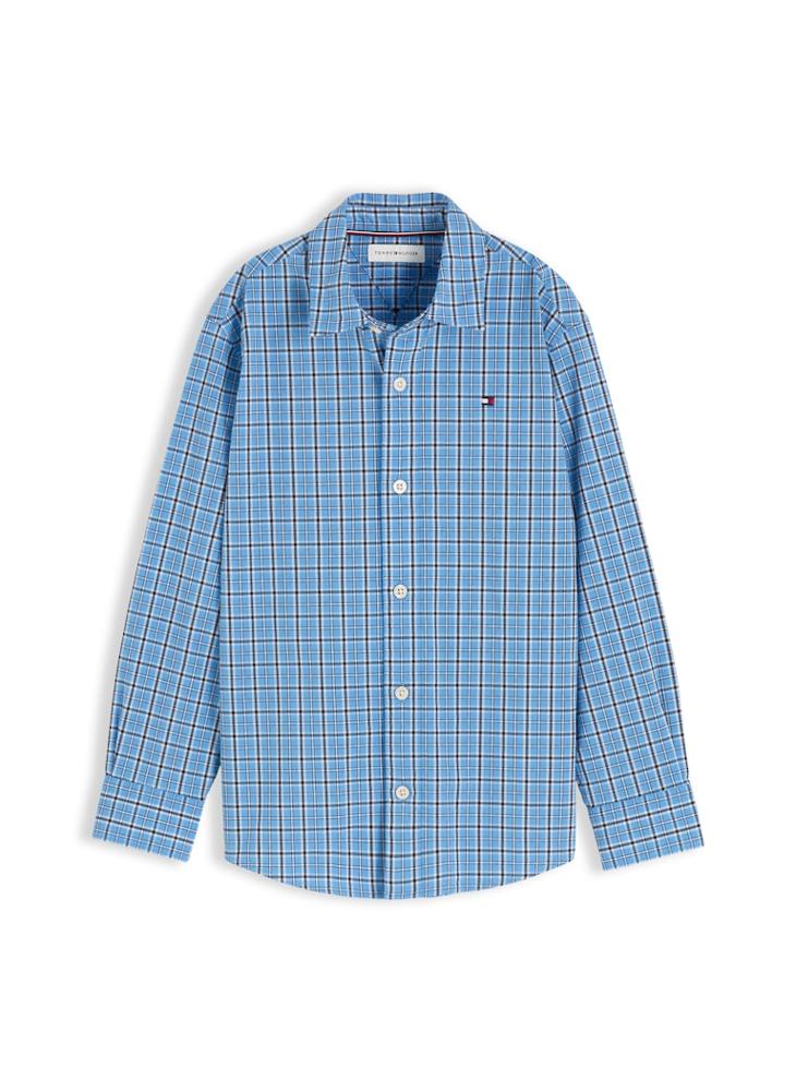 TOMMY HILFIGER Regular Fit Check Poplin Shirt - Image 5