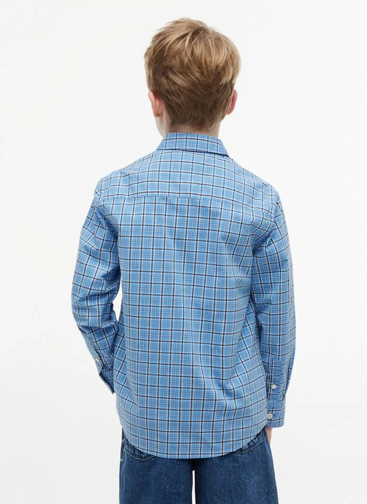 Tommy Hilfiger Regular Fit Check Poplin Shirt