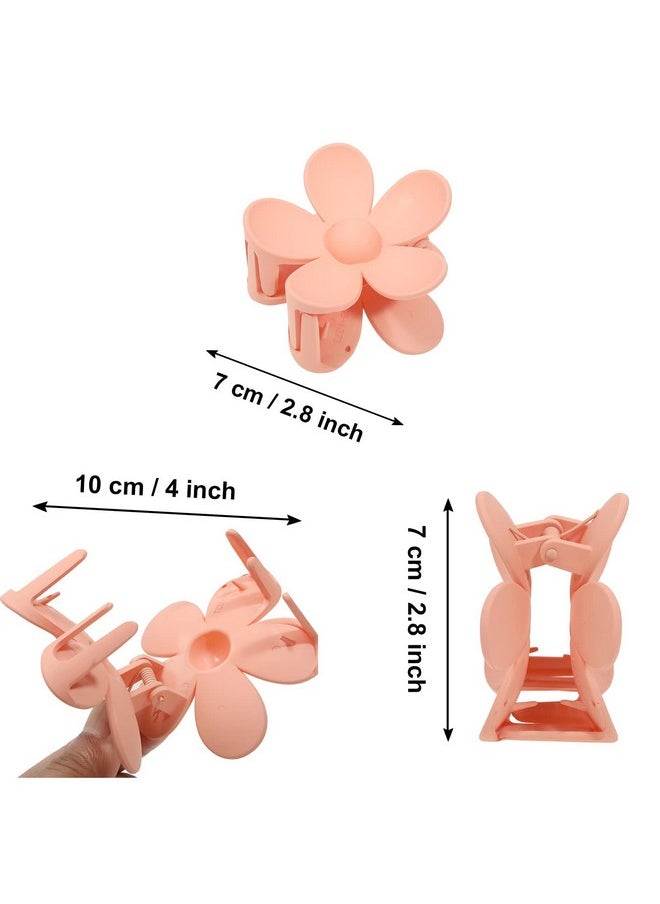 HAIMEIKANG Er Hair Claw Clips Haimeikang Matte Butterfly Hair Clips For Women Girls Nonslip And Strong Hold Hair Clips Heart Hair Claw Clips For Thin/Medium/Thick Hair (Flower+Heart+Butterfly)  - Image 4