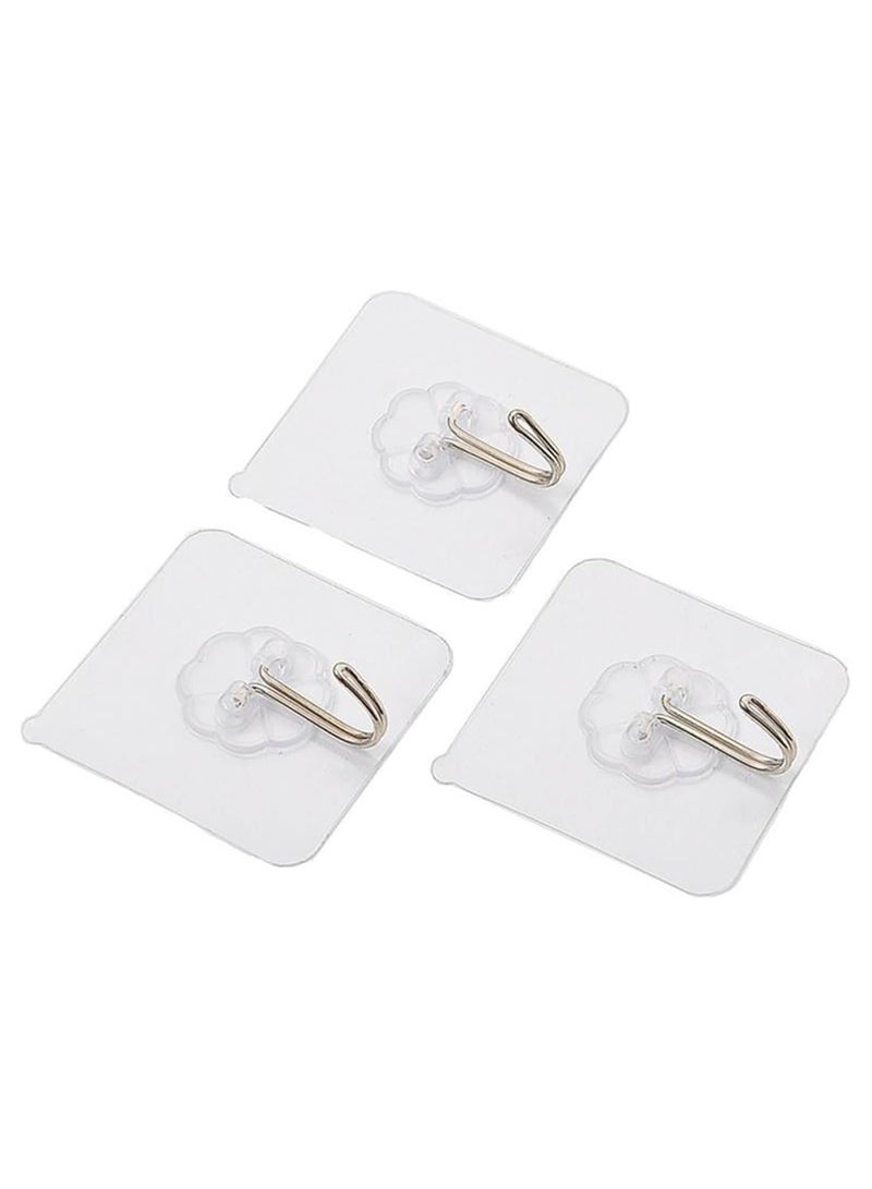 Adhesive Hooks For Wall Heavy Duty Self Adhesive Hook Wall Hangings Kitchen Accessories Items Clothes Hanging Sticky Photo Frame Hangers Strong Hanger 18 Pcs  - Image 2