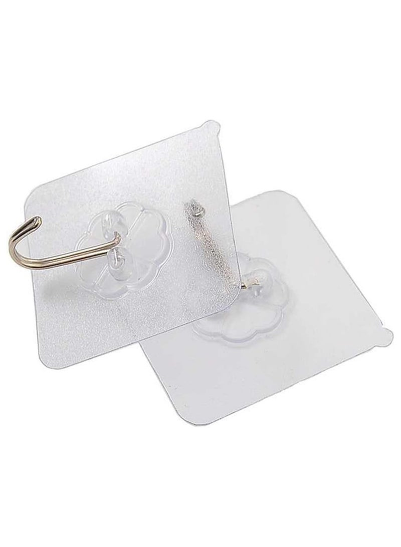 Adhesive Hooks For Wall Heavy Duty Self Adhesive Hook Wall Hangings Kitchen Accessories Items Clothes Hanging Sticky Photo Frame Hangers Strong Hanger 18 Pcs  - Image 3