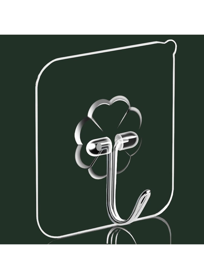 Adhesive Hooks For Wall Heavy Duty Self Adhesive Hook Wall Hangings Kitchen Accessories Items Clothes Hanging Sticky Photo Frame Hangers Strong Hanger 18 Pcs  - Image 5