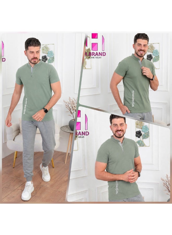 ترنج رجالي بولو صيفي قطن - Image 1