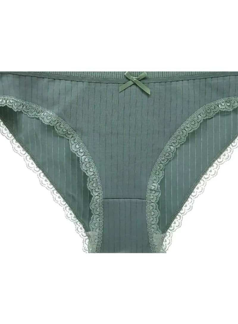 اي ديد 6 قطع كوتون بكيني نسائي أنيق ومريح بألوان متنوعة - Image 2