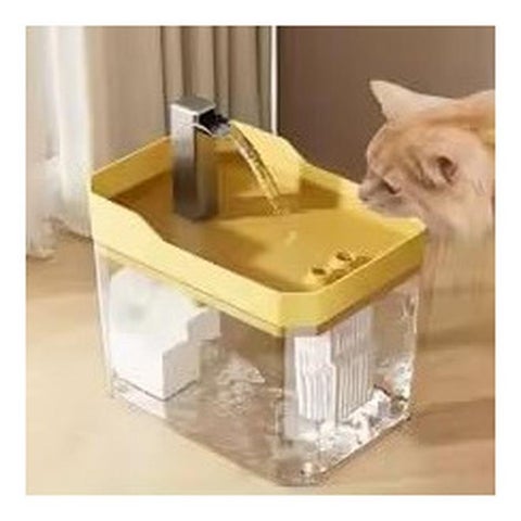 Dog Water Dispenser, Pet Fountain - Quiet Electric Cat Drinking Fountain, Cat Watering Supplies, Automatic Pet Drinking Fountain with Filter for Puppy Cats Dogs Cats