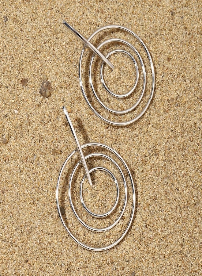 SALTY Pack of 2 Captivating Luxury Earring for Women | Stylish Fashion Jewellery | Accessories for Girls | Minimal Jewelry | Ideal for Gifting | Marriage, Birthday | Gift for Valentine Day - Image 3