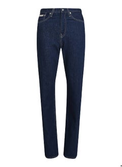Calvin Klein Jeans Women's High Rise Straight Jeans  - Cotton, Blue  - Image 2