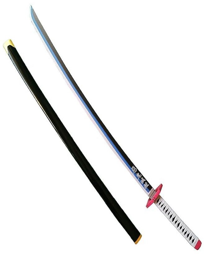 UMANI® Anime Cosplay Samurai Sword 41 Inch Decorative Collectible Sword Various Styles Available(Wooden) (1010-GIYUUU-New) - Image 1