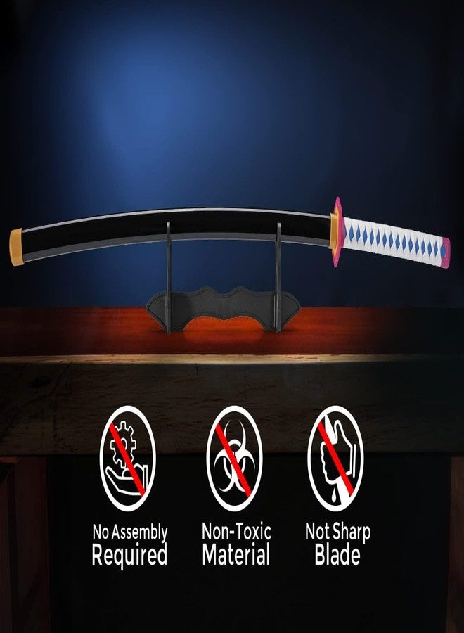 UMANI® Anime Cosplay Samurai Sword 41 Inch Decorative Collectible Sword Various Styles Available(Wooden) (1010-GIYUUU-New) - Image 3